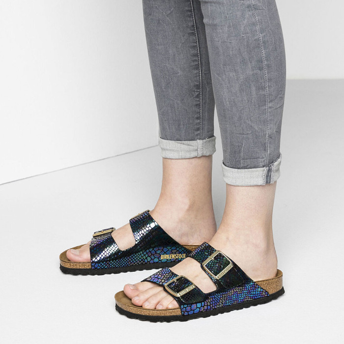 Birkenstock Sandale Birkenstock ARIZONA SHINY SNAKE
