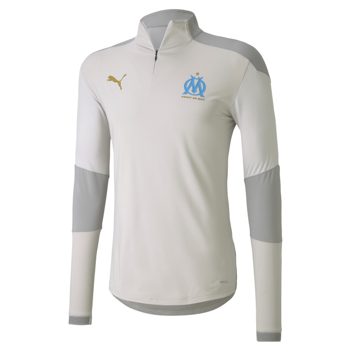Puma Tee-shirt Puma OLYMPIQUE DE MARSEILLE 1/4 ZIP DRILL TOP
