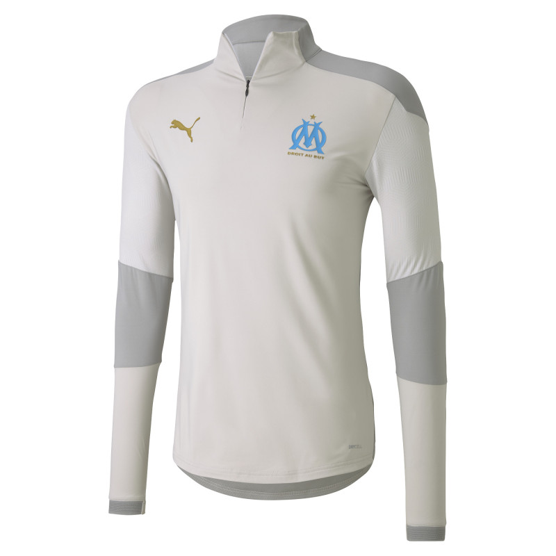Puma Tee-shirt Puma OLYMPIQUE DE MARSEILLE 1/4 ZIP DRILL TOP Puma Tee-shirt Puma OLYMPIQUE DE MARSEILLE 1/4 ZIP DRILL TOP