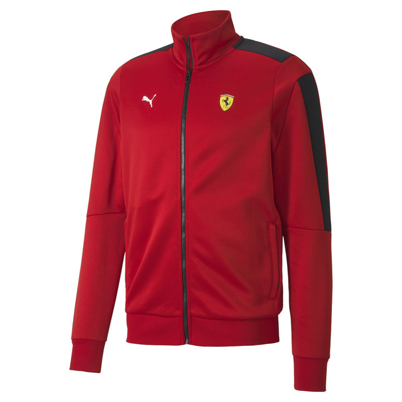 Puma Veste de survêtement Puma SCUDERIA FERRARI RACE T7 Puma Veste de survêtement Puma SCUDERIA FERRARI RACE T7