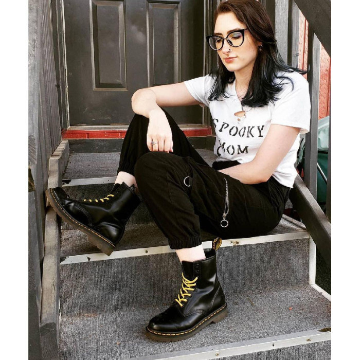 Dr Martens Botte Dr Martens BLACK SMOOTH