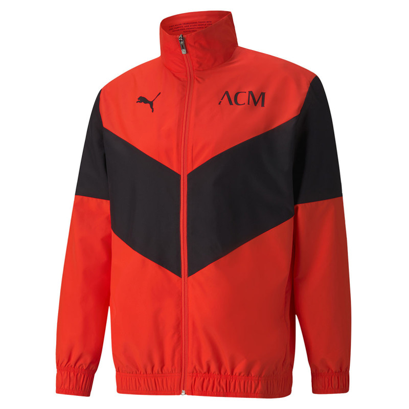 Puma Veste de survêtement Puma AC MILAN PREMATCH Puma Veste de survêtement Puma AC MILAN PREMATCH