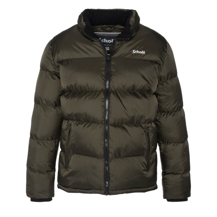 Schott Doudounes Schott BLOUSON ZIPP COL HAUT BRODERIE
