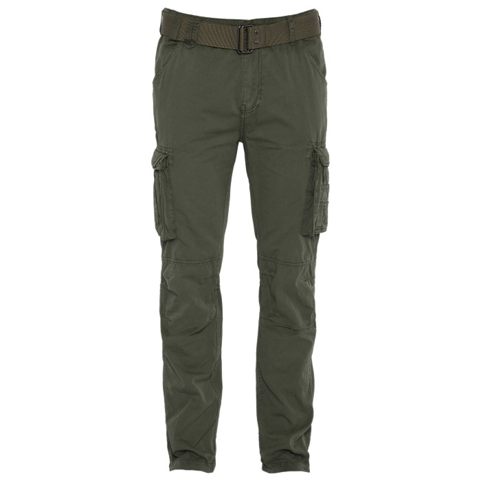 Schott Pantalon cargo slim Schott ARMY CEINTURE