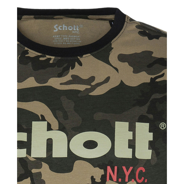 Schott Pack de 2 tee-shirt Schott ras du cou