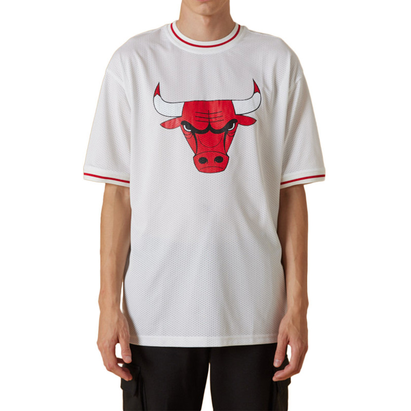 New Era Tee-shirt New Era NBA TEAM LOGO Oversized Chicago Bulls Mesh New Era Tee-shirt New Era NBA TEAM LOGO Oversized Chicago Bulls Mesh
